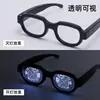 Nuevas Gafas LED Luminosas de Ojo Rojo Estilo Conan de Tiktok Gafas Luminosas Personalidad Peculiar Gafas para Actuación de Baile
