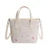 Bolso de Mano, Bolso Tote Pequeño, Bolso de Viaje Exquisito y Versátil, Bolso Cruzado de Hombro Estampado Estilo Dulce de Nicho Coreano