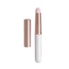 Pincel Labial de Cabeza Redonda Única con Tapa Pincel de Maquillaje Portátil Pincel para Tinte Labial Pincel para Labios Mango Corto Viaje Pincel Corrector