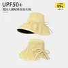 Nuevo sombrero de pescador con visera de goma negra para protección solar 2025 sombrero de sol de verano para niños sombrero de sol con protección UV