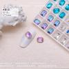 Joias para Nail Art Octogonais Longas de 6*8mm Cor da Moda Broca de Unha Pontiaguda Broca de Unha Quadrada Super Brilhante