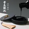 Piedra de entintar para hot pot no seca la tinta piedra de entintar estudio cuatro tesoros papelería suministros de caligrafía 4 pulgadas con tapa mar de tinta barra de tinta plato de tinta principio