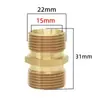 Manguera de Agua para Lavadora de Coches de Alta Presión Conector Rápido 22*1.5/14*1.5 Conector de Rosca Conector de Extensión para Reparación de Máquinas de Limpieza Doméstica