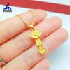 Venta al por mayor de fábrica colgante auspicioso Ruyi chapado en oro para mujer latón chapado imitación oro joyería puesto físico suministro
