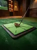 Novo tapete de batida de golfe de veludo de venda direta com base de borracha e acessórios substituíveis, disponível para atacado