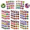 8 Pc Brinquedo Quebra-cabeça Halloween Especial Abóbora Engraçado Adesivos Artesanato Dos Desenhos Animados Impermeável Decorativo Selo Adesivos