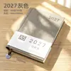 2027 Yangba A5 Planificador Diario de Trabajo, Cuaderno de Negocios de Eficiencia de Tiempo, Calendario y Bloc de Notas