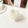 Novo Prendedor de Cabelo Doce para Menina de PC com Textura Transparente, Garra de Cabelo Flor, Presilha de Garra Fofa e Gordinha, Presilha Tubarão para Penteado