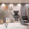 Marca de moda Barrio Sésamo Oso violento papel tapiz moderno lujo ligero estudio en vivo papel tapiz Alto sentido dormitorio sala de estar pared de fondo