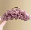 Pinza para el Cabello de Malla Plisada para Mujer, Pinza Completa para la Parte Trasera de la Cabeza, Pasador, Pinza de Tiburón, Nuevo Estilo Celebridad de Internet 2026, Accesorio para el Cabello de Gama Alta