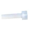 Pfa Politetrafluoroetileno Tornillo Cabeza Copa Hexagonal M4-M8 Fluoroplástico Resistente a Altas Temperaturas Tornillo Tornillo