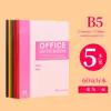 Paquete de 20 Cuadernos, Papelería para Estudiantes Universitarios, Cuadernos de Ejercicios A5 Espesos Tapa Blanda, Cuadernos Sencillos para Oficina