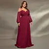 Directamente del Fabricante, Aliexpress Amazon Transfronterizo Vestido de Estilo Nuevo, Vestido Dulce de Dama de Boda sin Tirantes Hombros Descubiertos Cuello de Linterna Corazón