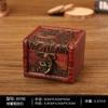 Mini Caixa de Armazenamento Vintage Estilo Chinês Caixa de Joias Embalagem de Joias Caixa de Presente Artesanato em Madeira Adereços de Cinema e Televisão