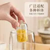 Bola de filtro de chá transparente de grau alimentício, filtro de separação de chá e água, separador de resíduos de folhas de chá de flor, portátil para uso doméstico