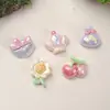 Acessórios de Resina DIY Desenho Animado, Presentes Galvanizados, Presilhas de Cabelo com Cola Creme, Capas de Celular, Fivelas de Sapato, Chaveiros, Pingentes