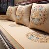Cojín Rojo, Nuevo Cojín para Sofá Estilo Chino, Cojín para Sofá de Muebles de Madera de Secoya, Colchoneta Luohan, Juego de Cinco Piezas de Cojines para Asiento