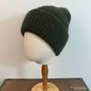 Gorro de Punto de Pelo de Conejo Versátil de Color Sólido para Hombres y Mujeres, Gorro Simple de Lana Estilo Japonés, Gorro de Punto Cálido para Otoño e Invierno que Protege las Orejas