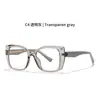 Monturas de Gafas de Moda Europeas y Americanas Transfronterizas Tr90 Antiluz Azul Gafas para Miopía con Bisagras de Resorte Patillas Ojo de Gato para Mujer