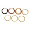 Pulsera Apilable de Cuentas de Madera Estilo Bohemio Transfronterizo Europeo y Americano Pulsera de Cuentas de Cerámica Blanda Estilo Étnico con Letras para Mujer