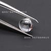 Zircón blanco plano liso redondo de 4 mm a 8 mm piedra desnuda zircón acabado se puede usar como DIY de joyería