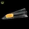 Bolsa Transparente Opp con Fuelle Lateral y Fondo Cuadrado, Boca Plana Tridimensional Tarjeta de Papel Fondo Cuadrado Autoadhesiva Estampada Regalo Bolsa Colorida para Dulces