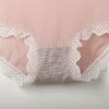 Braguitas de tiro medio sin costuras de seda de hielo de verano con encaje volador para niñas, entrepierna de algodón, ropa interior transpirable, fabricantes