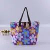 Bolsa de Compras Plegable de Tela Oxford Lista para Usar, Bolsa de Viaje de Gran Capacidad, Personalizable con Impresión, Bolsa Portátil con Cremallera
