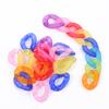 Accesorios para joyería DIY al por mayor cadena de color gelatina acrílica hebilla de cadena accesorios de cadena ensamblables