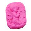 Ab001 Molde Decorativo de Silicona Líquida para Jabón Líquido Angel Hecho a Mano Molde para Jabón de Proceso en Frío con Aceite Esencial y Leche Materna
