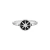 Estilo Oscuro Retro Desgastado Cruz Europea y Americana Diseño de Nicho Moda Simple Personalidad Ajustable Anillo de Alta Gama para Mujer