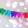 Guirnalda de Banderines de Papel de Colores para el Día del Niño Cumpleaños Fiesta de Carnaval Decoración