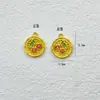 Oro de Arena Vietnamita de Larga Duración Azul Quemado Bambú Trae Paz, Alegría y Seguridad Dentro y Fuera Accesorios para Joyería DIY