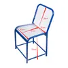 Taburete elástico para trabajadores de fábrica, cojín de enfriamiento y transpirable para máquina de coser para empleados de fábricas de ropa y calzado, silla con respaldo