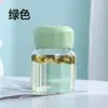 Taza en Forma de Grasa con Escala, Vaso de Agua de Vidrio de Borosilicato Alto, Taza Portátil para Servir Medicina Tradicional China, Taza de Regalo para Café, Taza para Leche de Soya