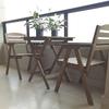 Ft mesa plegable de madera maciza combinación de mesa y silla para comedor de hogar para apartamento pequeño ocio balcón exterior instalación libre picnic rectangular