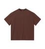 Camiseta Pesada Estilo Europeu e Americano 260g Vintage Parcialmente Desgastada, Algodão Puro Manga Curta Lavada Ombro Caído Oversized Regata com Gola Redonda