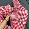 Pantalones de pijama de algodón y seda para mujer, estilo fino de primavera y verano, talla grande, corte holgado, pantalones de pierna ancha de algodón artificial, se pueden usar fuera, versátiles, de cintura alta, ligeros