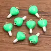 Acessórios de Joias DIY de Liga Metálica Multicor Ouro KC Esmalte 3D Fruta Maçã Laranja Coração Pingente Liga de Zinco