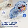 Set de cinta correctora de colores para niños para uso estudiantil, alto valor estético, gran capacidad, funcionamiento suave, cinta correctora de 6m paquete al por mayor