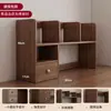Estante de almacenamiento de escritorio de madera maciza, estantería de almacenamiento vertical multicapa para escritorios, estante de almacenamiento para dormitorio de estudiante, pequeña estantería para escritorio de oficina