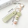 Chaveiro de Margarida Fofa com Contas Silicone Pingente para Bolsa Pulseira