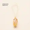 Llavero de Cristal Mineral Natural para Correr, Colgante Anti-pérdida para Teléfono, Encanto de Grava, Llavero Desmagnetizador, Cordón, Venta al por Mayor