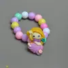 Conjunto de collar y pulsera de perlas para niños, versión coreana, directo de fábrica, collar de unicornio, accesorios transfronterizos para niña, venta al por mayor