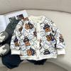 Jaqueta de Lã Infantil Transfronteiriça 2026 Outono e Inverno Novo Estilo Suéter Infantil Roupa de Lã Manga Longa Roupa Quente Infantil para Meninas