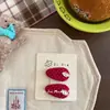 Versión Coreana Lindo Dibujo Animado Cachorro Conejo Animal Pequeño Pinza para el Cabello Dulce Cuadros Pinza BB Accesorio Lateral para el Cabello de Niños