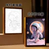 Pintura Decorativa de Astronauta Versión Q Cyberpunk Habitación de E-Sports Pared Escritorio Diseño Habitación de Niños Dormitorio Luz Nocturna
