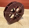 Rueda de Agua Accesorios para Rocalla Rueda de Agua de Plástico Palas Giratorias Paisajismo Agua Corriente Acuario Bomba de Agua Molino de Viento de Agua Adorno Feng Shui