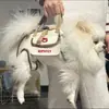 Mochila de Cachorro Transfronteiriça para Uso ao Ar Livre, Mochila Portátil de Dupla Alça para Cães de Estimação, Adequada para Ciclismo, Bolsa Portátil para Acessórios de Cachorro