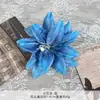 Cabezas de Flores de Lirio Artificiales para Decoraciones de Boda, Boutonnières Hechos a Mano, Pinzas para el Cabello, Flores para la Cabeza, Adornos de Flores Artificiales Transfronterizos al por Mayor